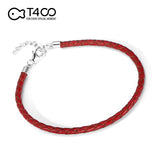 T400 Genuine Leather Charms Bracelets Compatible for European Style Beads