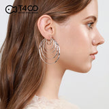 T400 3 mm Diamond Cut 925 Sterling Silver Hoop Earrings Large and Small Gift for Women