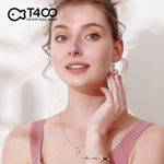 T400 Sakura 925 Sterling Silver Romance Earrings for Women Love Gift