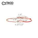 T400 Clownfish 925 Sterling Silver Rose Gold Cubic Zirconia Bracelet for Women Love Gift