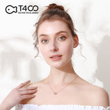 T400 Clownfish 925 Sterling Silver Rose Gold Cubic Zircona Earrings and Necklaces Jewelry Set